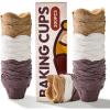 Katbite Tulip Cupcake Liners Holders 200PCS, Muffin Baking Cups, Cupcake Wrapper for Party, Wedding, Birthday, Christmas(Lotus-Multi)