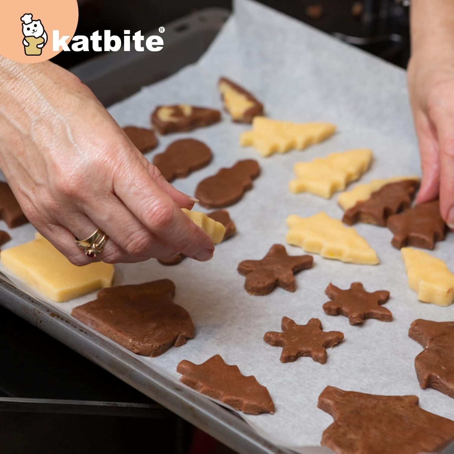 image:imageKatbite 200Pcs 9x13 inch Heavy Duty Parchment Paper Sheets Precut Parchment Paper for Quarter Sheet Pans Liners Baking Cookies Bread Meat Pizza Toaster Oven 9x1316x24500