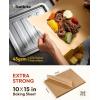 Katbite 120Pcs 8×12 inches Parchment Paper Sheets, Heavy Duty Unbleached Baking Paper, Pre-cut Parchment Paper for Baking, Air Fryer, Grilling, Steaming(10″x15″-265)