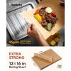 Katbite 120Pcs 8×12 inches Parchment Paper Sheets, Heavy Duty Unbleached Baking Paper, Pre-cut Parchment Paper for Baking, Air Fryer, Grilling, Steaming(12“x16“-300)