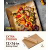 Katbite 120Pcs 8×12 inches Parchment Paper Sheets, Heavy Duty Unbleached Baking Paper, Pre-cut Parchment Paper for Baking, Air Fryer, Grilling, Steaming(12″x16″-75)