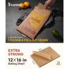 Katbite 120Pcs 8×12 inches Parchment Paper Sheets, Heavy Duty Unbleached Baking Paper, Pre-cut Parchment Paper for Baking, Air Fryer, Grilling, Steaming(12″x16″-75)