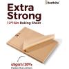 Katbite 120Pcs 8×12 inches Parchment Paper Sheets, Heavy Duty Unbleached Baking Paper, Pre-cut Parchment Paper for Baking, Air Fryer, Grilling, Steaming(12″x16″-200)