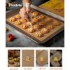 Katbite 120Pcs 8×12 inches Parchment Paper Sheets, Heavy Duty Unbleached Baking Paper, Pre-cut Parchment Paper for Baking, Air Fryer, Grilling, Steaming(8“x12“-120)