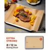 Katbite 120Pcs 8×12 inches Parchment Paper Sheets, Heavy Duty Unbleached Baking Paper, Pre-cut Parchment Paper for Baking, Air Fryer, Grilling, Steaming(8“x12“-120)