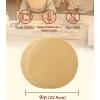 Katbite 200Pcs 6 Inch Parchment Paper Rounds, Unbleached & Non-stick, Precut Parchment Circles for Cheesecake Spring Pans, Fridge Storage/Freezing Hamburger Patties(9inch-200-Unbleached)