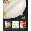 Katbite 200Pcs 6 Inch Parchment Paper Rounds, Unbleached & Non-stick, Precut Parchment Circles for Cheesecake Spring Pans, Fridge Storage/Freezing Hamburger Patties(7inch-200)