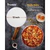 Katbite 200Pcs 6 Inch Parchment Paper Rounds, Unbleached & Non-stick, Precut Parchment Circles for Cheesecake Spring Pans, Fridge Storage/Freezing Hamburger Patties(12inch-200)
