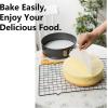 Katbite 200Pcs 6 Inch Parchment Paper Rounds, Unbleached & Non-stick, Precut Parchment Circles for Cheesecake Spring Pans, Fridge Storage/Freezing Hamburger Patties(6inch-200-4pack)