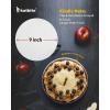Katbite 200Pcs 6 Inch Parchment Paper Rounds, Unbleached & Non-stick, Precut Parchment Circles for Cheesecake Spring Pans, Fridge Storage/Freezing Hamburger Patties(9inch-400)
