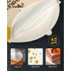 Katbite 200Pcs 6 Inch Parchment Paper Rounds, Unbleached & Non-stick, Precut Parchment Circles for Cheesecake Spring Pans, Fridge Storage/Freezing Hamburger Patties(5inch-200)