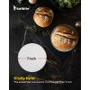 Katbite 200Pcs 6 Inch Parchment Paper Rounds, Unbleached & Non-stick, Precut Parchment Circles for Cheesecake Spring Pans, Fridge Storage/Freezing Hamburger Patties(7inch-200)