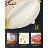 Katbite 200Pcs 6 Inch Parchment Paper Rounds, Unbleached & Non-stick, Precut Parchment Circles for Cheesecake Spring Pans, Fridge Storage/Freezing Hamburger Patties(9inch-200)