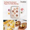 Katbite 200Pcs 9×13 inch Heavy Duty Parchment Paper Sheets, Precut Parchment Paper for Quarter Sheet Pans Liners, Baking Cookies, Bread, Meat, Pizza, Toaster Oven (9″x13″)(16″x24″-100)