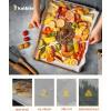 Katbite 200Pcs 9×13 inch Heavy Duty Parchment Paper Sheets, Precut Parchment Paper for Quarter Sheet Pans Liners, Baking Cookies, Bread, Meat, Pizza, Toaster Oven (9″x13″)(12″x16″-300)