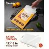 Katbite 200Pcs 9×13 inch Heavy Duty Parchment Paper Sheets, Precut Parchment Paper for Quarter Sheet Pans Liners, Baking Cookies, Bread, Meat, Pizza, Toaster Oven (9″x13″)(12″x16″-75)