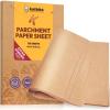 Katbite 120Pcs 8×12 inches Parchment Paper Sheets, Heavy Duty Unbleached Baking Paper, Pre-cut Parchment Paper for Baking, Air Fryer, Grilling, Steaming(12″x16″-120)