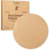 Katbite 200Pcs 6 Inch Parchment Paper Rounds, Unbleached & Non-stick, Precut Parchment Circles for Cheesecake Spring Pans, Fridge Storage/Freezing Hamburger Patties(9inch-200-Unbleached)