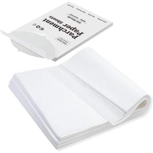 Katbite 200Pcs 9×13 inch Heavy Duty Parchment Paper Sheets, Precut Parchment Paper for Quarter Sheet Pans Liners, Baking Cookies, Bread, Meat, Pizza, Toaster Oven (9″x13″)(16″x24″-500)