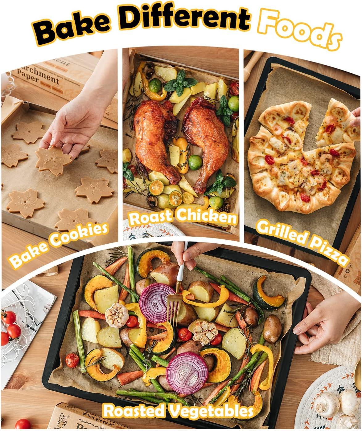 image:imageKatbite 100 Macaron Parchment Sheets Template Baking Cookie Parchment Printed Circle Baking Stencil for Macaron Cookie 12x16 In NonStick amp Heavy Duty Precut Paper for Chicken Pizza French Fry12X16Inch 60 Pcs