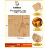 Katbite 100 Macaron Parchment Sheets Template Baking, Cookie Parchment, Printed Circle Baking Stencil for Macaron Cookie, 12×16 In, Non-Stick & Heavy Duty, Pre-cut Paper for Chicken Pizza French Fry(10×10 Inch 130 Pcs)