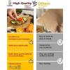 Katbite 100 Macaron Parchment Sheets Template Baking, Cookie Parchment, Printed Circle Baking Stencil for Macaron Cookie, 12×16 In, Non-Stick & Heavy Duty, Pre-cut Paper for Chicken Pizza French Fry(10×10 Inch 130 Pcs)
