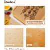 Katbite 100 Macaron Parchment Sheets Template Baking, Cookie Parchment, Printed Circle Baking Stencil for Macaron Cookie, 12×16 In, Non-Stick & Heavy Duty, Pre-cut Paper for Chicken Pizza French Fry(12×16 Inch 220 Pcs)