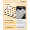 Katbite 100 Macaron Parchment Sheets Template Baking, Cookie Parchment, Printed Circle Baking Stencil for Macaron Cookie, 12×16 In, Non-Stick & Heavy Duty, Pre-cut Paper for Chicken Pizza French Fry(12X16Inch 100 Pcs)