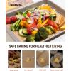 Katbite 100 Macaron Parchment Sheets Template Baking, Cookie Parchment, Printed Circle Baking Stencil for Macaron Cookie, 12×16 In, Non-Stick & Heavy Duty, Pre-cut Paper for Chicken Pizza French Fry(9×11 Inch-100-2pack)