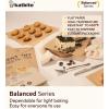 Katbite 100 Macaron Parchment Sheets Template Baking, Cookie Parchment, Printed Circle Baking Stencil for Macaron Cookie, 12×16 In, Non-Stick & Heavy Duty, Pre-cut Paper for Chicken Pizza French Fry(9×13 Inch 130 Pcs)