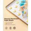 Katbite 100 Macaron Parchment Sheets Template Baking, Cookie Parchment, Printed Circle Baking Stencil for Macaron Cookie, 12×16 In, Non-Stick & Heavy Duty, Pre-cut Paper for Chicken Pizza French Fry(12X16Inch 100 Pcs)