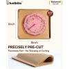Katbite 100 Macaron Parchment Sheets Template Baking, Cookie Parchment, Printed Circle Baking Stencil for Macaron Cookie, 12×16 In, Non-Stick & Heavy Duty, Pre-cut Paper for Chicken Pizza French Fry(8×8 Inch-200-2pack)