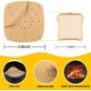 Katbite 200Pcs 9 Inch Parchment Paper, Heavy Duty Perforated, Unbleached Liners, Squares for Air Fryer, Steamer, Oven, Frying Chicken(6.5” x 6.5”-200Pcs)