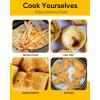 Katbite 200Pcs 9 Inch Parchment Paper, Heavy Duty Perforated, Unbleached Liners, Squares for Air Fryer, Steamer, Oven, Frying Chicken(7.5”-120Pcs)