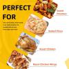 Katbite 200Pcs 9 Inch Parchment Paper, Heavy Duty Perforated, Unbleached Liners, Squares for Air Fryer, Steamer, Oven, Frying Chicken(8.5” x 8.5”)