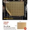 Katbite 200Pcs 9 Inch Parchment Paper, Heavy Duty Perforated, Unbleached Liners, Squares for Air Fryer, Steamer, Oven, Frying Chicken(9×11 Inch 180 Pcs)