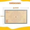 Macaron Silicone Baking Mats, Katbite Silicone Macaroons Baking Mat Set of 2 Half Sheet (11 5/8″ x 16 1/2″) Reusable & Nonstick Macarons Baking Supplies Silicone Bakeware Mats for Macarons Cookies(26″ x 16″)