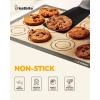 Macaron Silicone Baking Mats, Katbite Silicone Macaroons Baking Mat Set of 2 Half Sheet (11 5/8″ x 16 1/2″) Reusable & Nonstick Macarons Baking Supplies Silicone Bakeware Mats for Macarons Cookies(Gray 5 Pack)