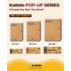 katbite 135Pcs 45 gsm Pop-Up Parchment Paper Sheets, Heavy Duty & Non-stick,10×15 In Pre-cut Unbleached Parchment Paper for Baking, Pop-Up Paper Dispenser for Cooking Wrapping Space-saving(12×16 In-200Pcs)