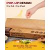 katbite 135Pcs 45 gsm Pop-Up Parchment Paper Sheets, Heavy Duty & Non-stick,10×15 In Pre-cut Unbleached Parchment Paper for Baking, Pop-Up Paper Dispenser for Cooking Wrapping Space-saving(9×13 In-200Pcs)