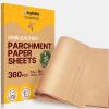 Katbite 100 Macaron Parchment Sheets Template Baking, Cookie Parchment, Printed Circle Baking Stencil for Macaron Cookie, 12×16 In, Non-Stick & Heavy Duty, Pre-cut Paper for Chicken Pizza French Fry(12×16 Inch 360 Pcs)