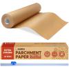 Katbite 100 Pcs 15in Wide Roll 16×24″ Non-Stick Full Size Precut Baking Parchment Paper