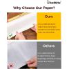 Katbite 205 SQ FT Heavy Duty 15inch Parchment Paper Roll & 200Pcs 12×16 In Unbleached Parchment Paper for Baking