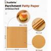 Katbite 300Pcs 6×6 Inches Patty Paper, Burger Patty Paper, & Katbite 100PCS Air Fryer Liners Disposable, 8×5.5”