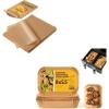 Katbite 200Pcs 9×13 inch Heavy Duty Unbleached Parchment Paper, & Katbite 100PCS Air Fryer Liners Disposable, 8×5.5”