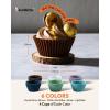 Silicone Cupcake Baking Cups Katbite 24 Pack Silicone Baking Cups Reusable Non-stick Heavy Duty Cupcake Liners for Baking Soft Pale Muffins Cups for Party Halloween Christmas(Soft Pale 24)